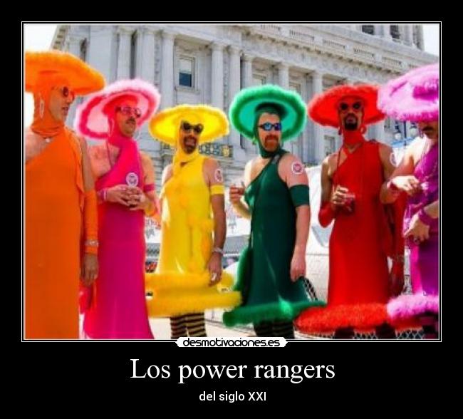 Los power rangers - del siglo XXI