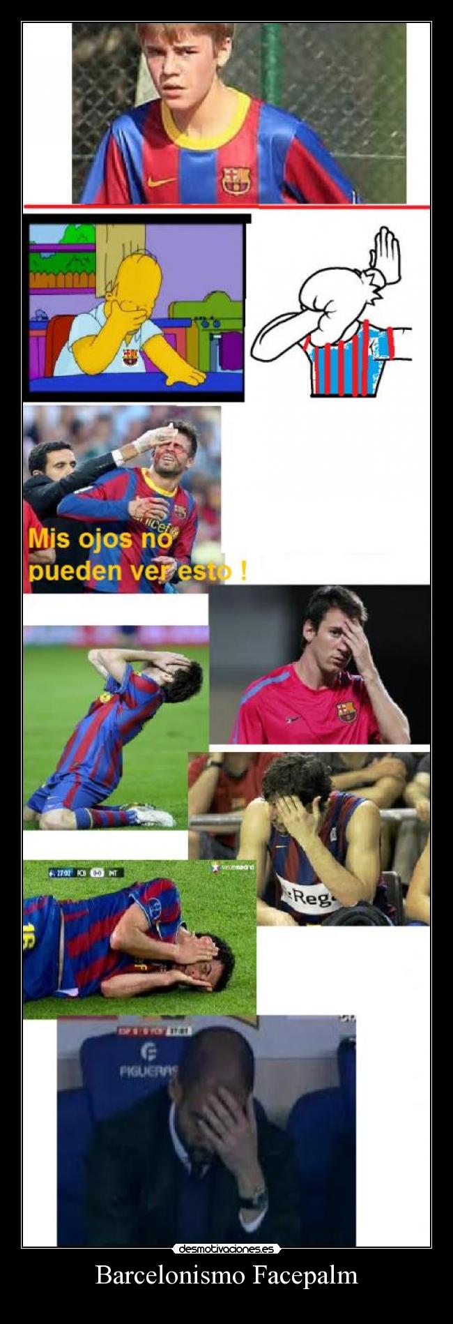 carteles barcelona facepalm justin bieberon eniine desmotivaciones