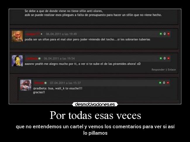 Por todas esas veces - 