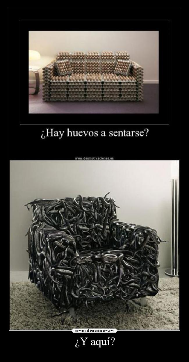 ¿Y aquí? -