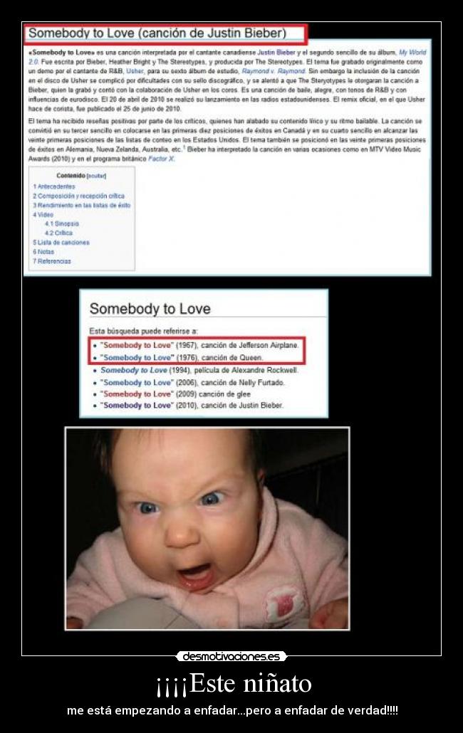 ¡¡¡¡Este niñato - me está empezando a enfadar...pero a enfadar de verdad!!!!