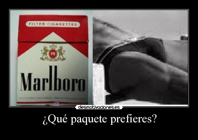 ¿Qué paquete prefieres? - 