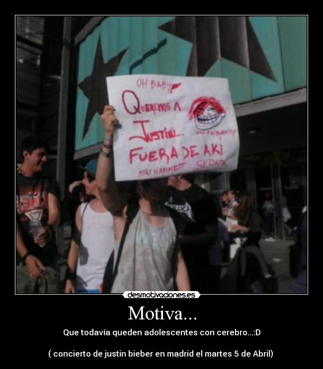 carteles anti biebers desmotivaciones