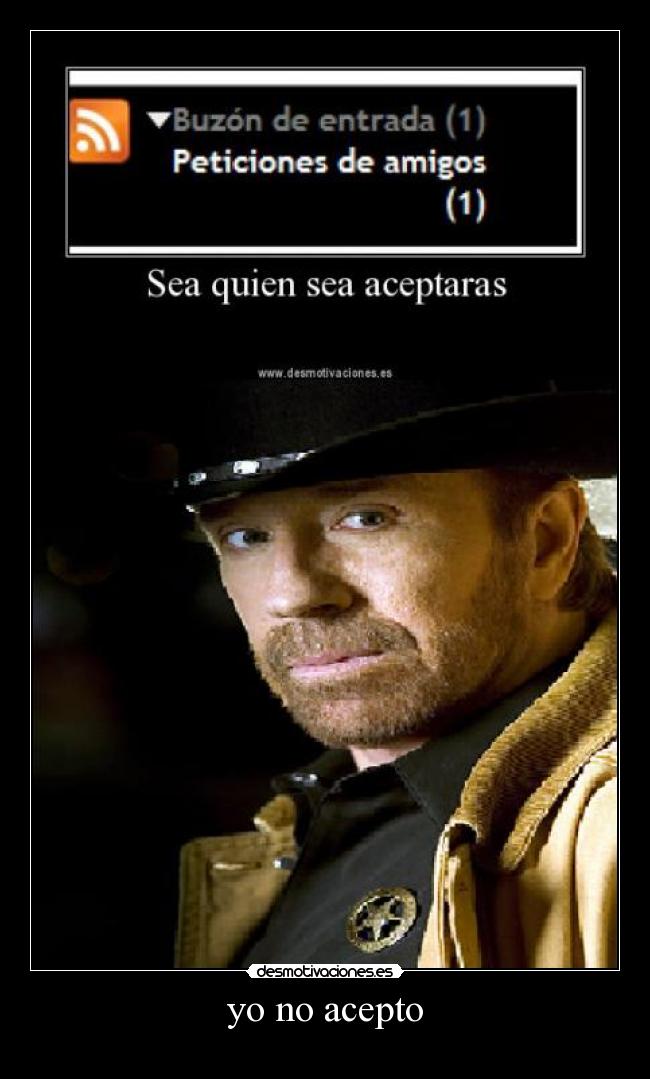 yo no acepto - 