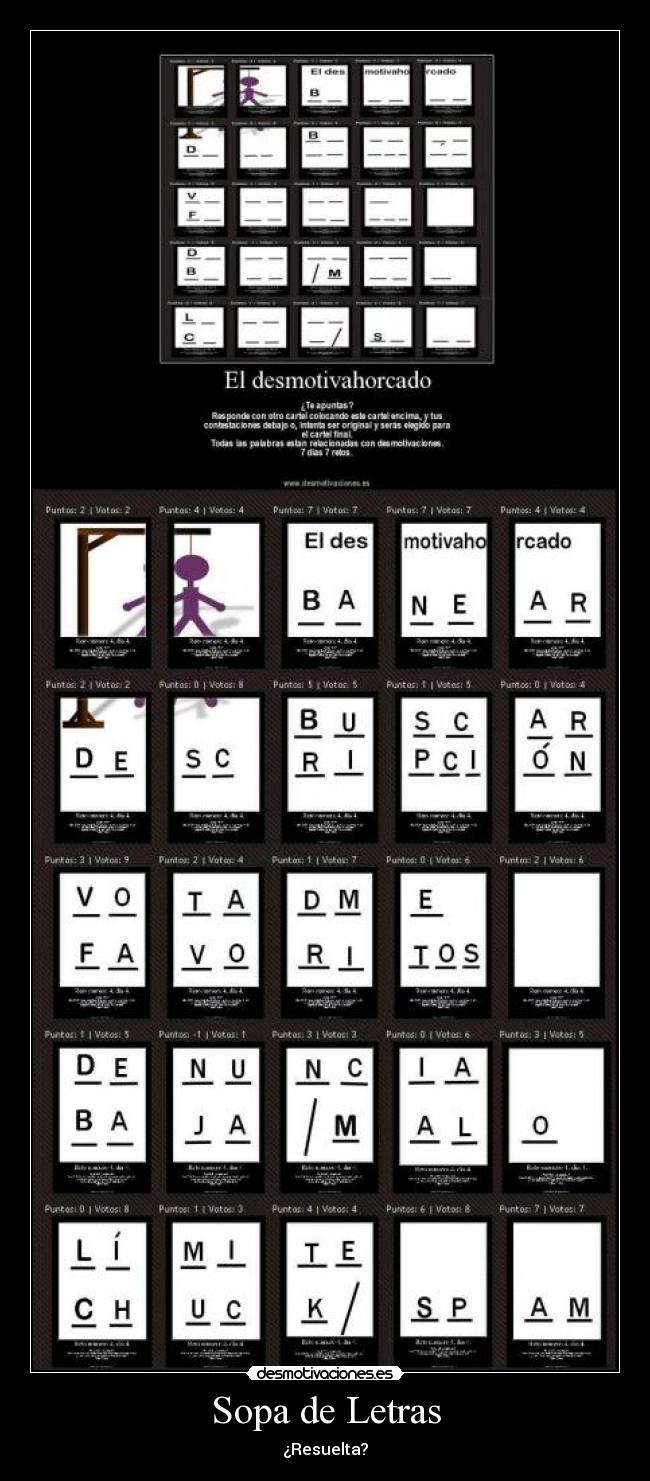 Sopa de Letras - ¿Resuelta?