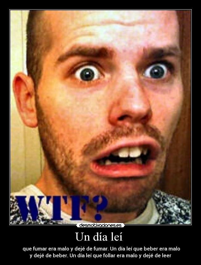 Un día leí -