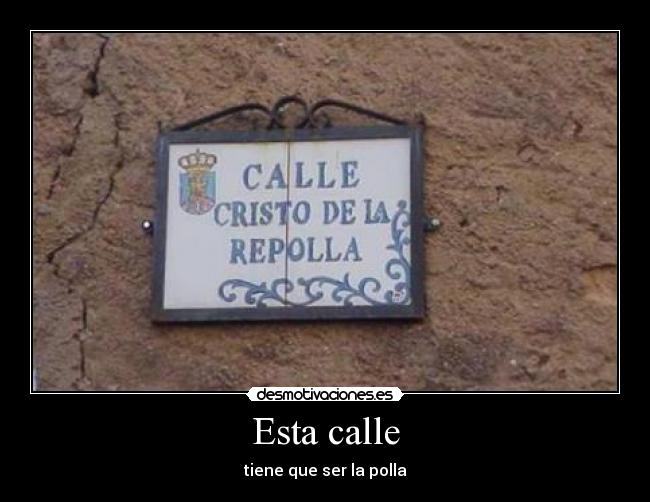 Esta calle -