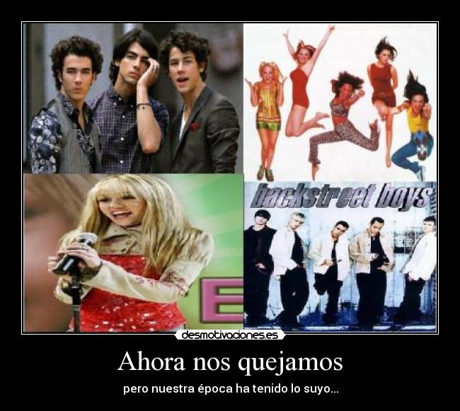 Ahora nos quejamos -