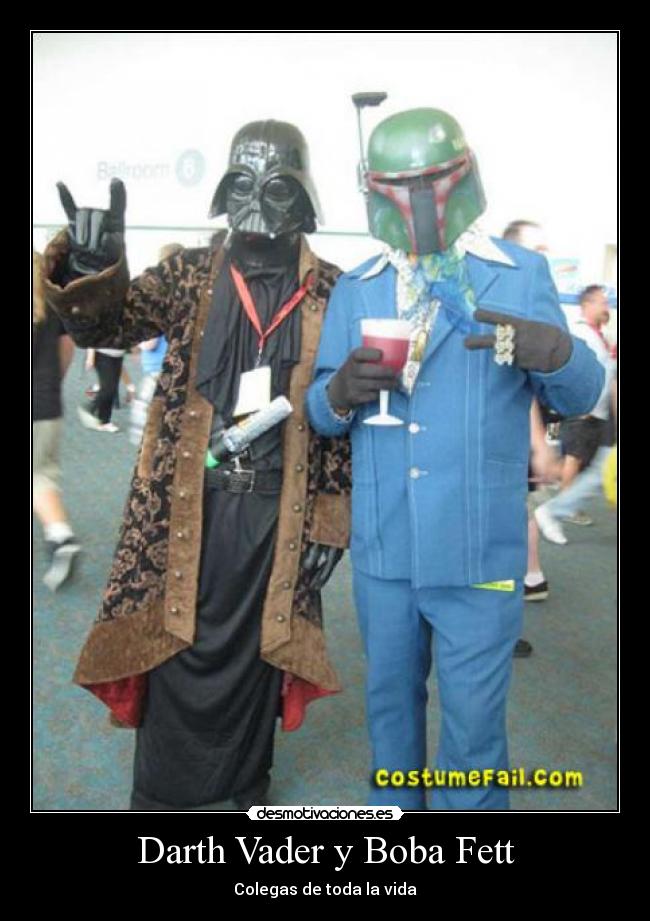 Darth Vader y Boba Fett - 