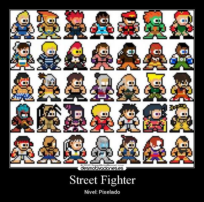 Street Fighter - Nivel: Pixelado