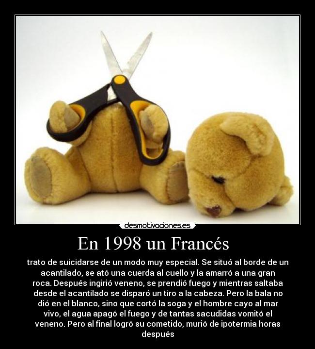 carteles suicidio muerte frances desmotivaciones