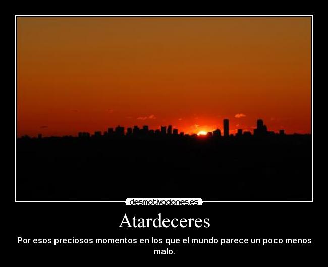 Atardeceres -