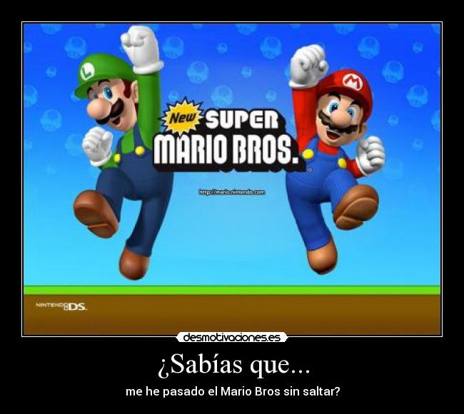 carteles mario bros desmotivaciones