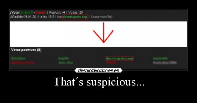 That´s suspicious... -