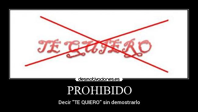 PROHIBIDO - 
