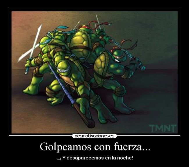 carteles tmnt leonardo raphael michelangelo donatello splinter tortugas ninja casey jones shreeder april tmnt desmotivaciones