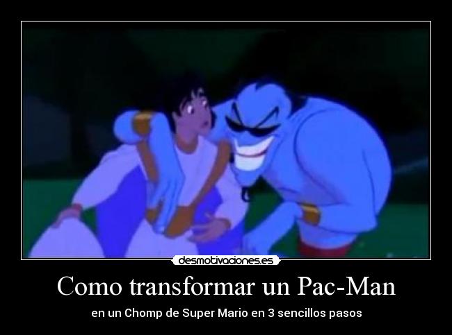 Como transformar un Pac-Man - en un Chomp de Super Mario en 3 sencillos pasos