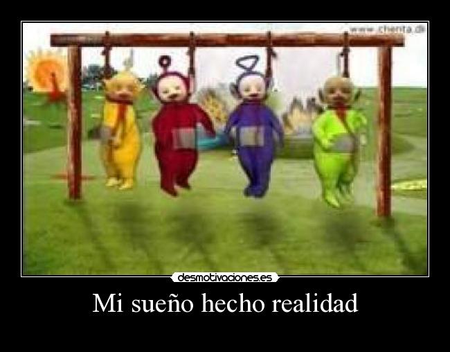 carteles teletubbies desmotivaciones