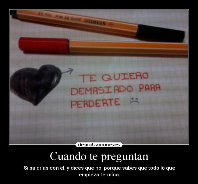 Cuando te preguntan - 