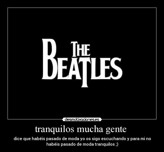 tranquilos mucha gente -