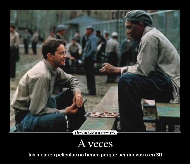 carteles peliculas cadena perpetua desmotivaciones