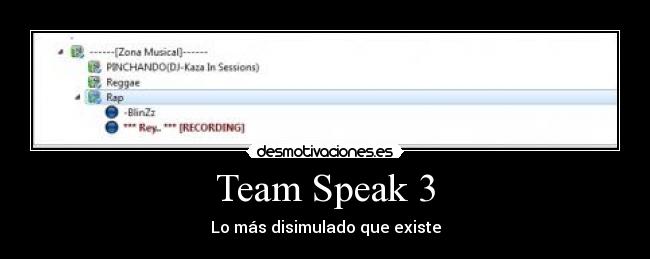 Team Speak 3 -