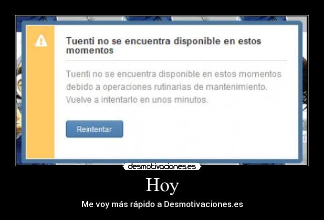 Hoy - Me voy más rápido a Desmotivaciones.es