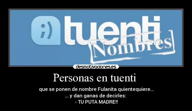 Personas en tuenti  - 