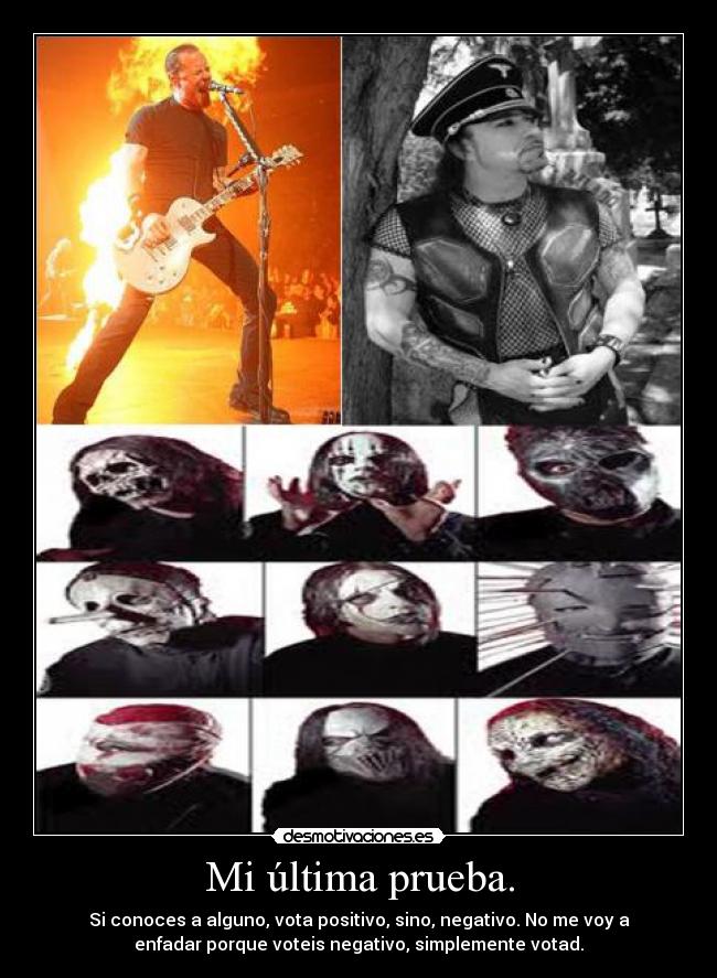 Mi última prueba. - 