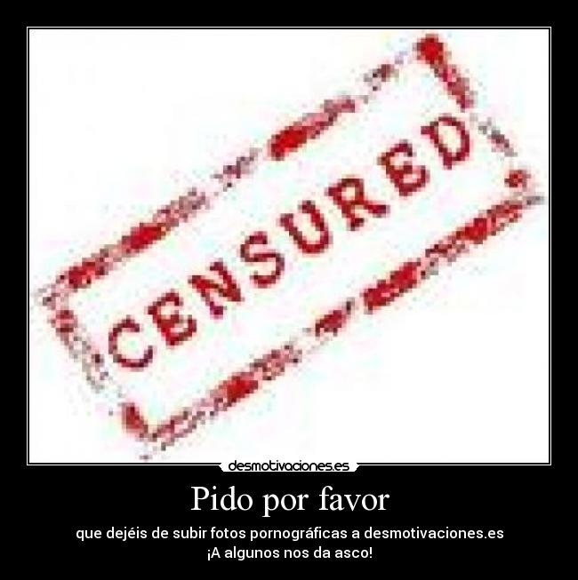 Pido por favor -