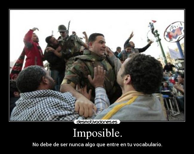 carteles imposible desmotivaciones