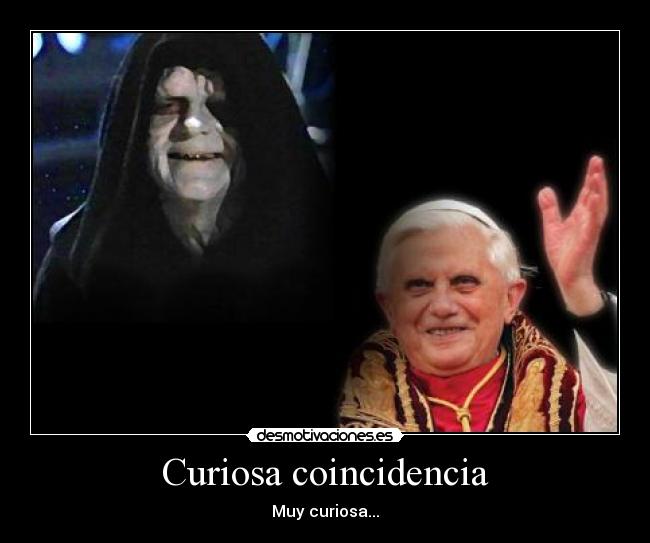 Curiosa coincidencia - Muy curiosa...