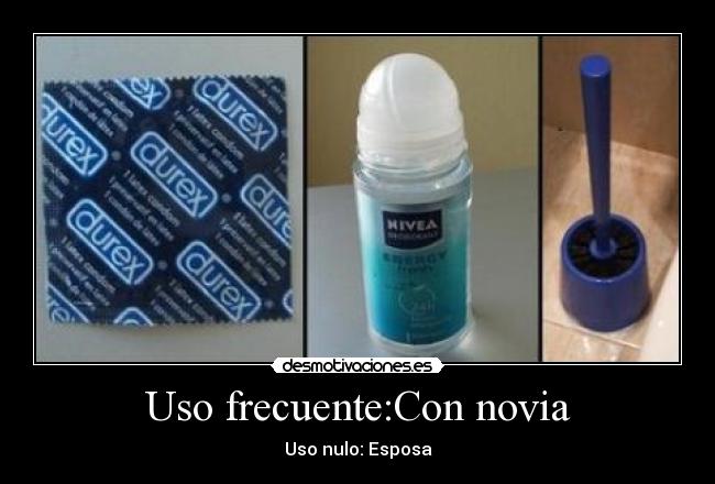 Uso frecuente:Con novia -