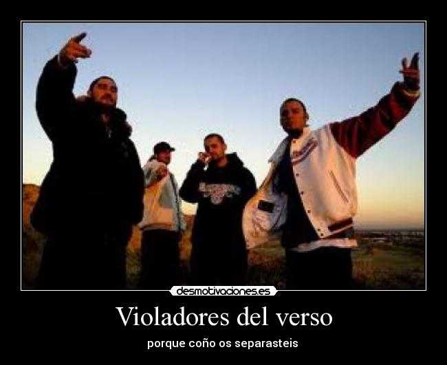 Violadores del verso -