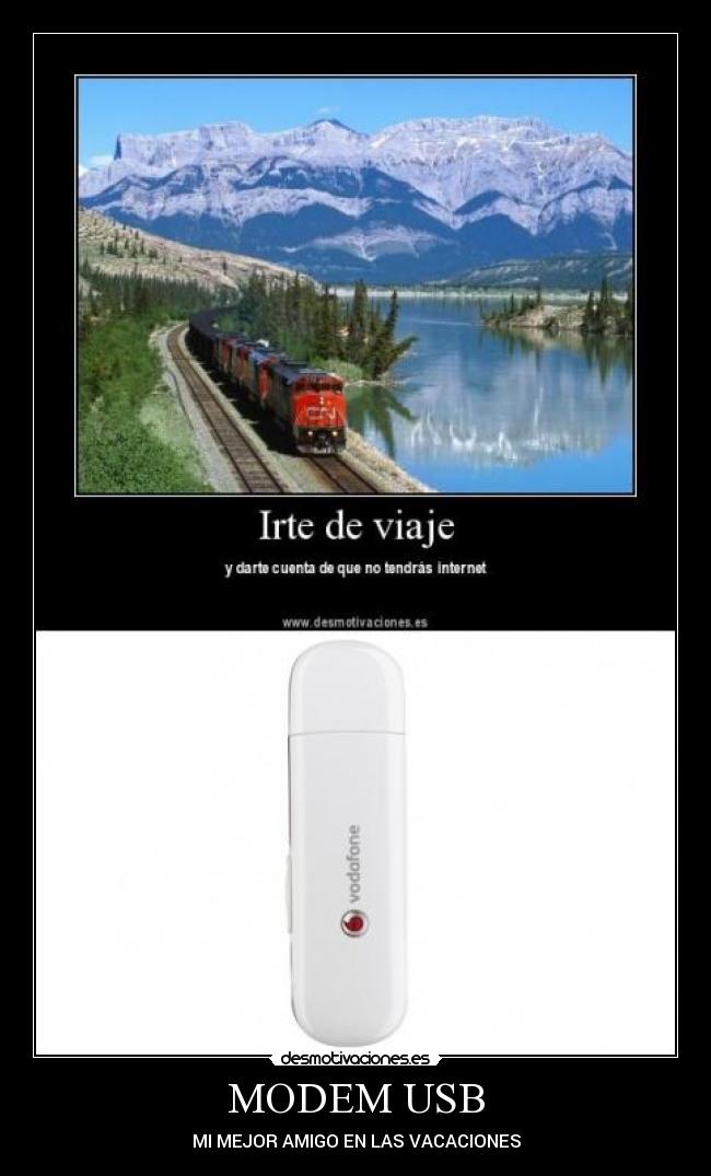 MODEM USB - MI MEJOR AMIGO EN LAS VACACIONES