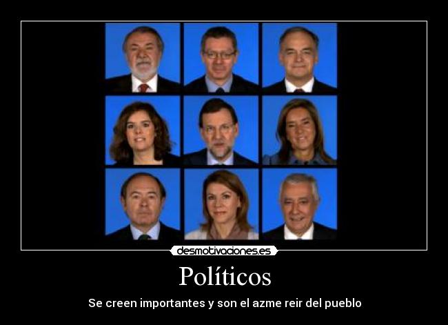 carteles politicos desmotivaciones