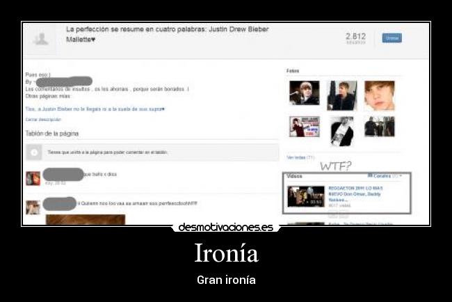 Ironía - Gran ironía