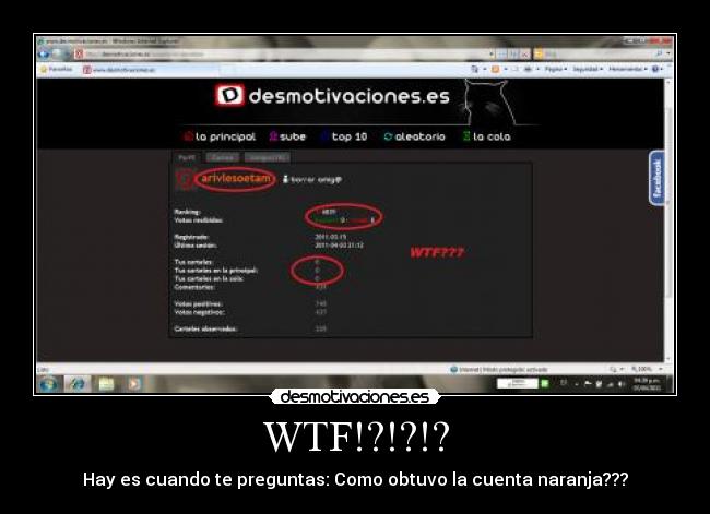 WTF!?!?!? - Hay es cuando te preguntas: Como obtuvo la cuenta naranja???