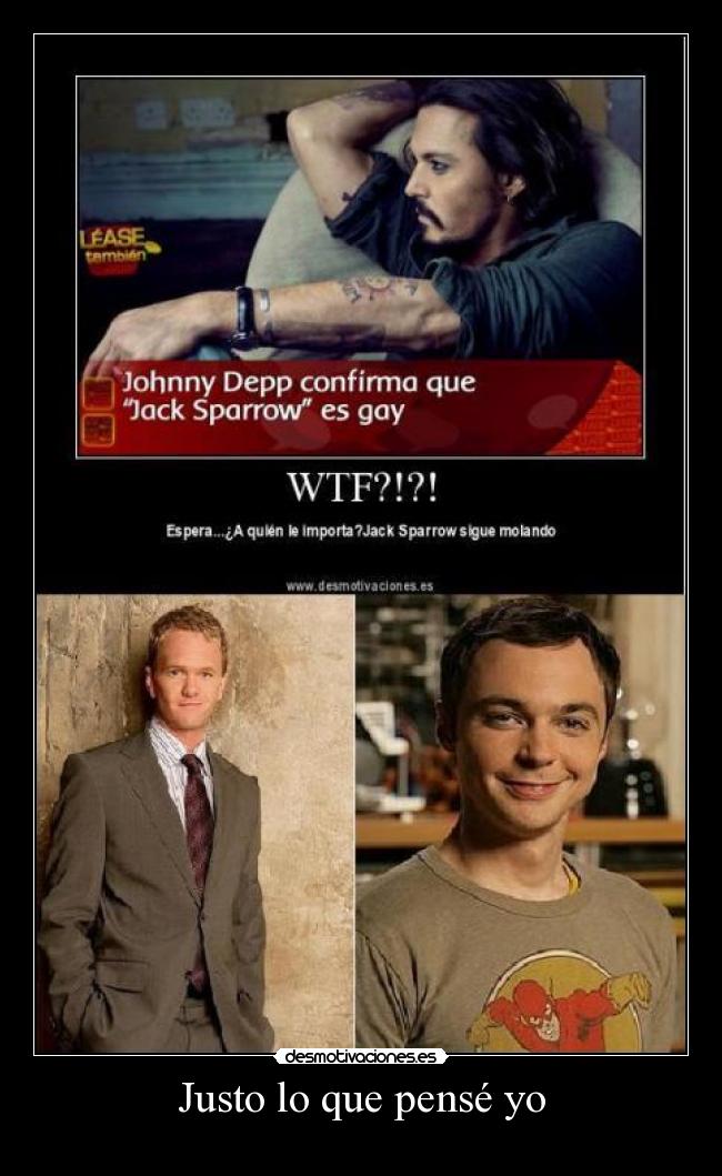 Justo lo que pensé yo - 