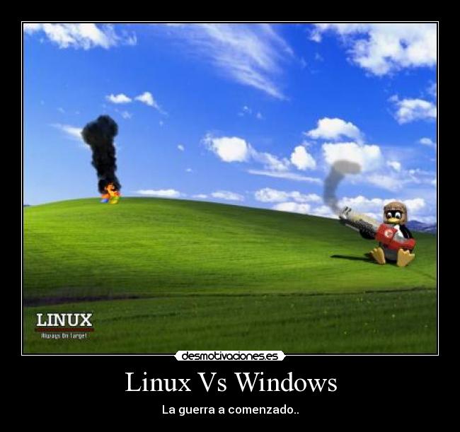 Linux Vs Windows -