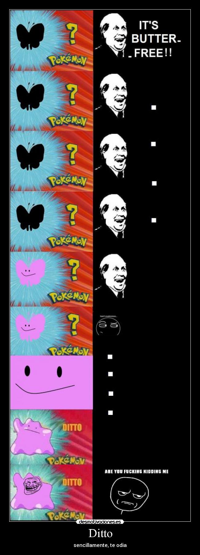 carteles ditto meme pokemon desmotivaciones