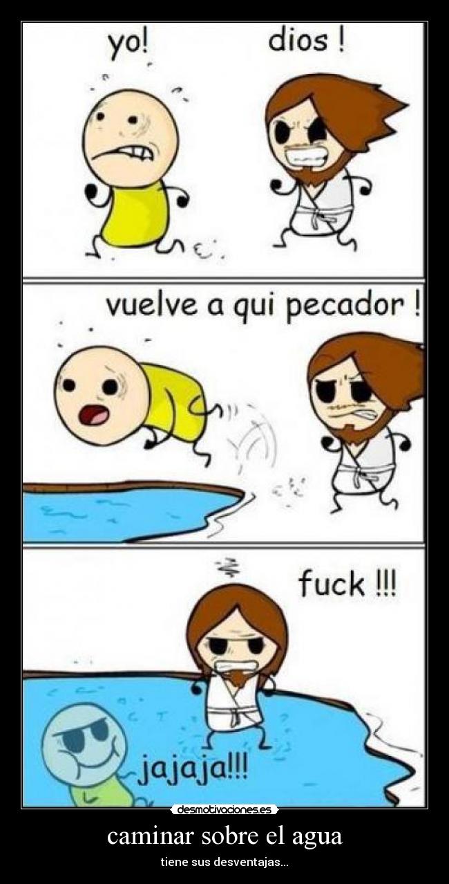 caminar sobre el agua -