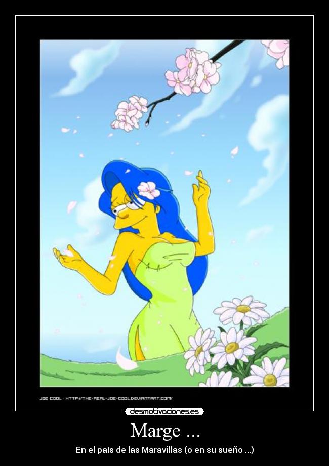Marge ... - En el país de las Maravillas (o en su sueño ...)