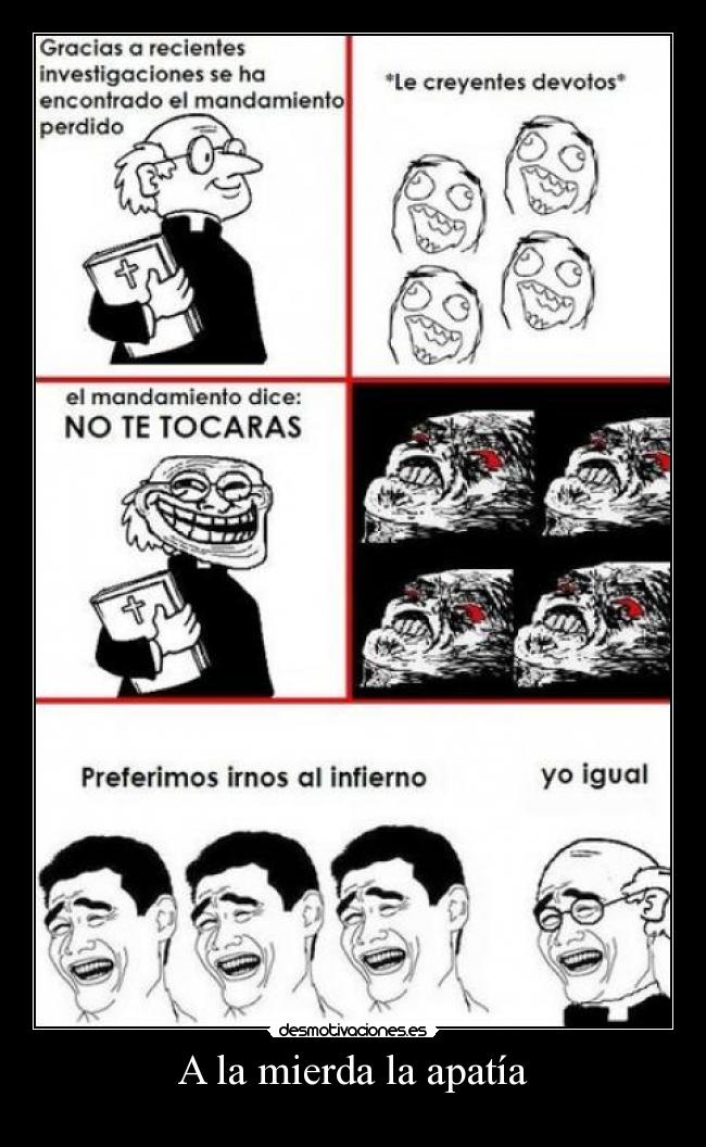 A la mierda la apatía -