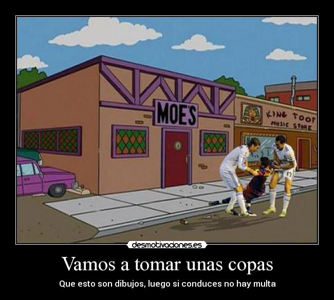 Vamos a tomar unas copas -