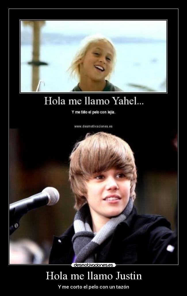 Hola me llamo Justin - 