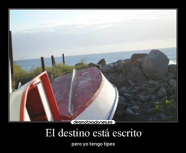 El destino está escrito - 
