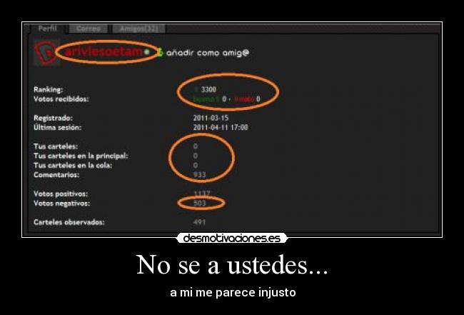 No se a ustedes... - a mi me parece injusto