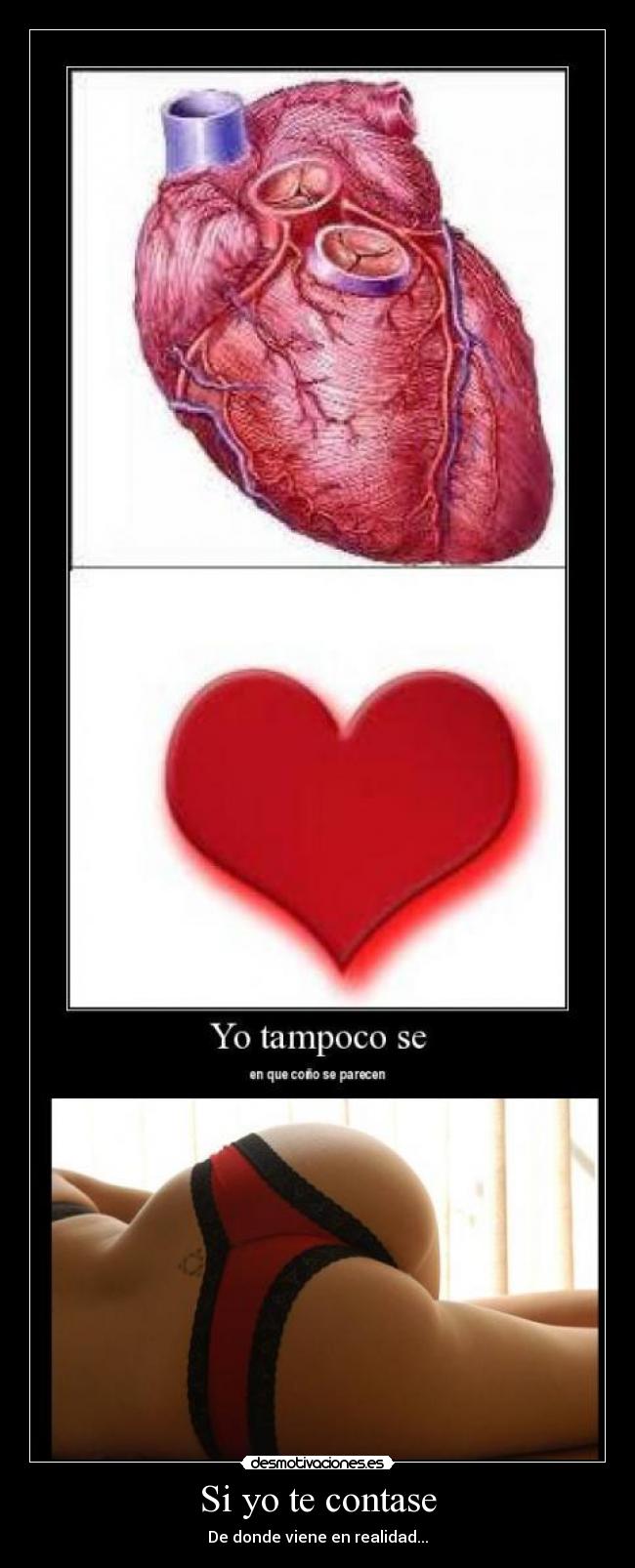 Si yo te contase - De donde viene en realidad...