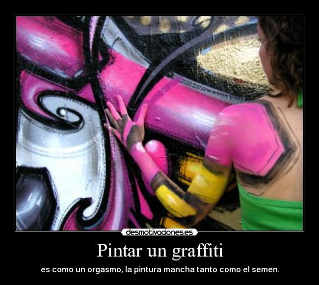 Pintar un graffiti -